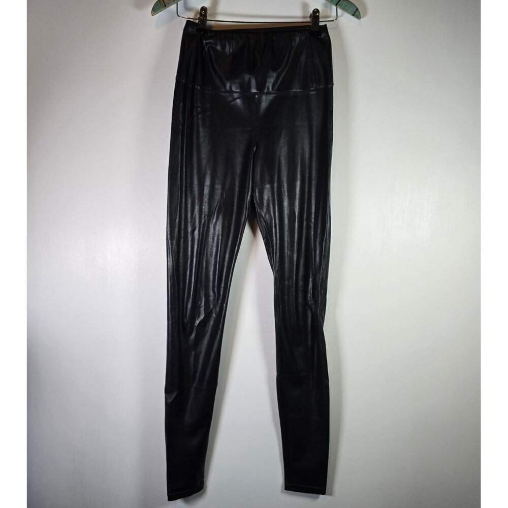 Wilfred Free Women's Faux Leather Daria Black Leggings Size Small - Picture 2 of 9